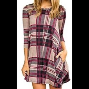 Plaid dress